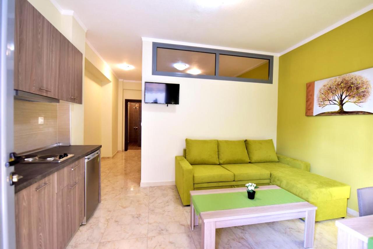 Elia Beach Modern Suites Flogita Esterno foto